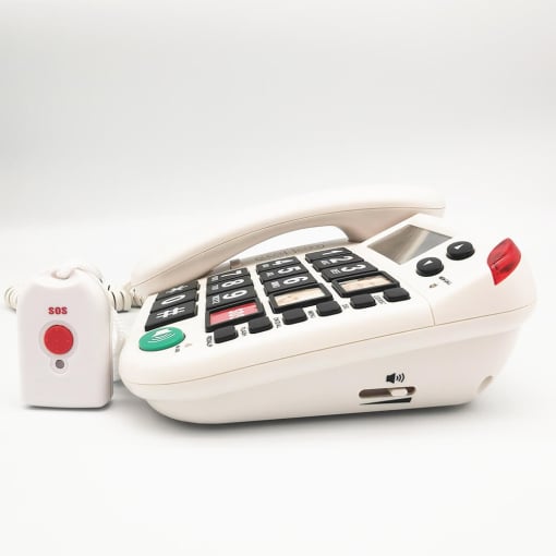 Red button SOS phone