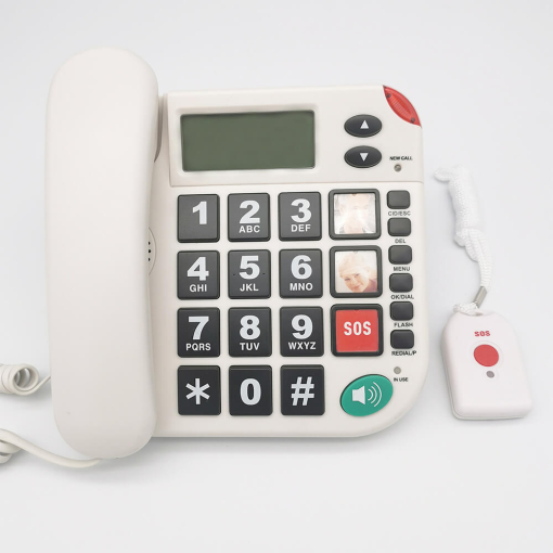 Landline SOS elderly phone - Alzheimer Assistance