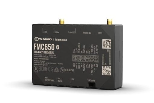 Teltonika FMB650 2 SIM RS232 GPS Tracker 4G LTE Cat 1 for advanced applications with high capacity battery backup and external antennas - Image 2