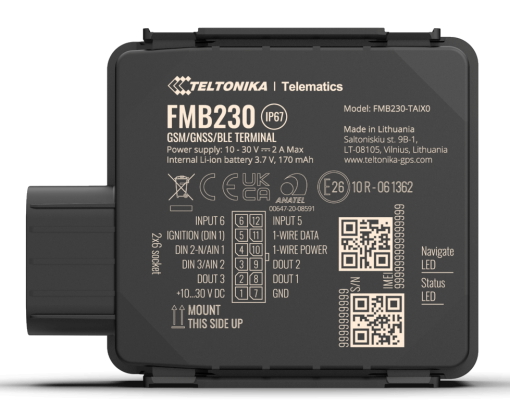 Gps Tracker Teltonika FMB230 waterproof 2G with Bluetooth