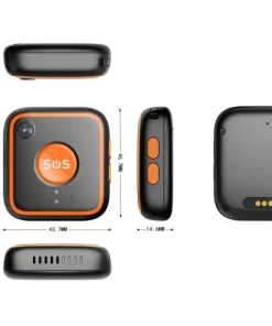 Alternative view of V303 Super Mini 4G GPS Tracker | Fall Sensor, SOS Button & Real-Time Monitoring